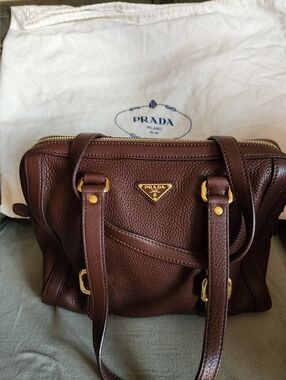 Prada  vitello daino shoulder bag vintage